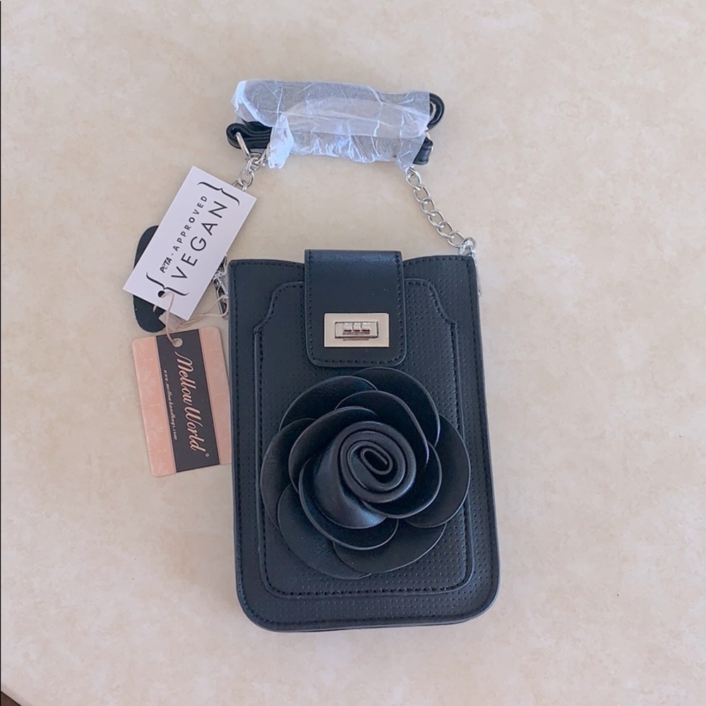 Mini crossbody with touchscreen window